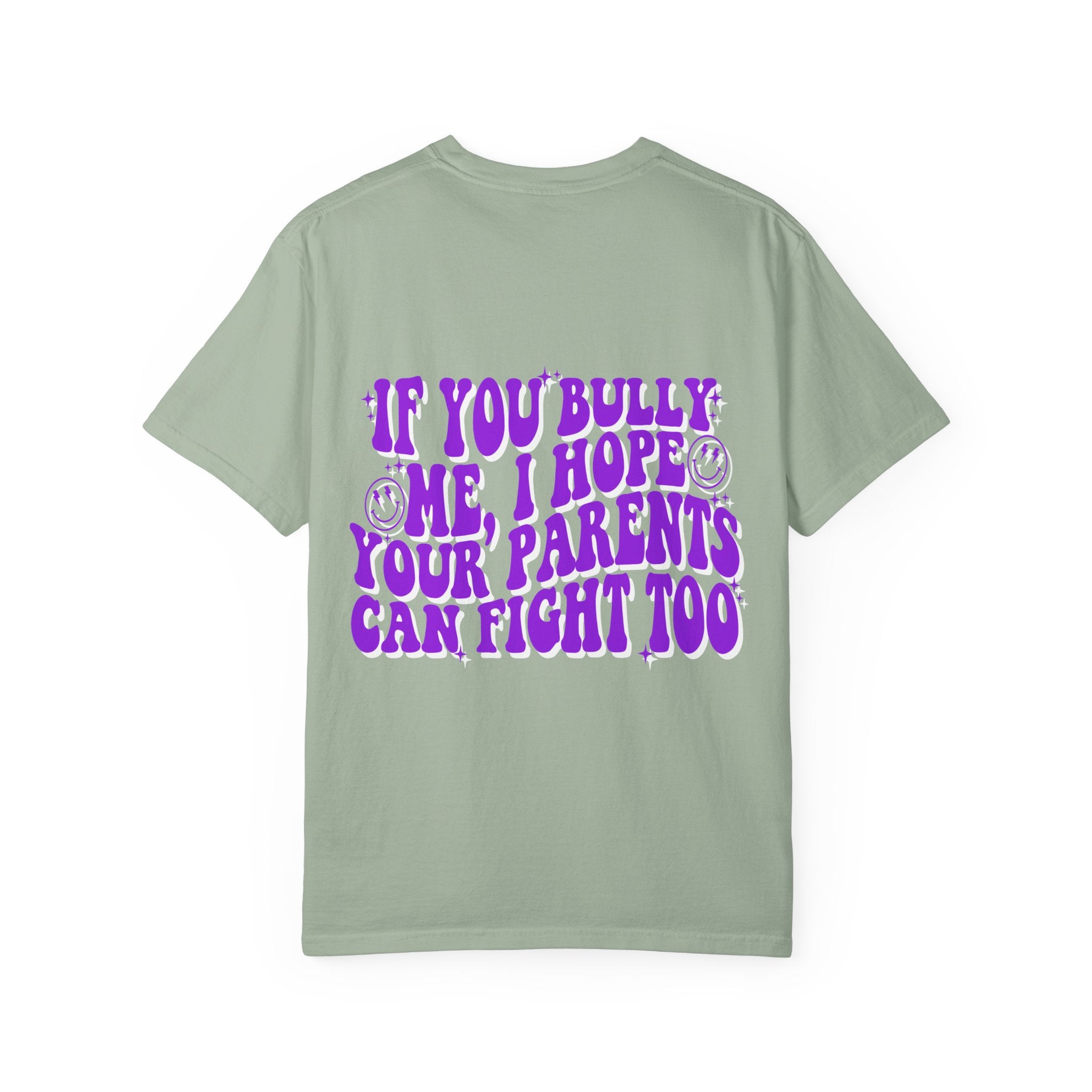 "If You Bully Me..." Drippy Smile Graphic Tee