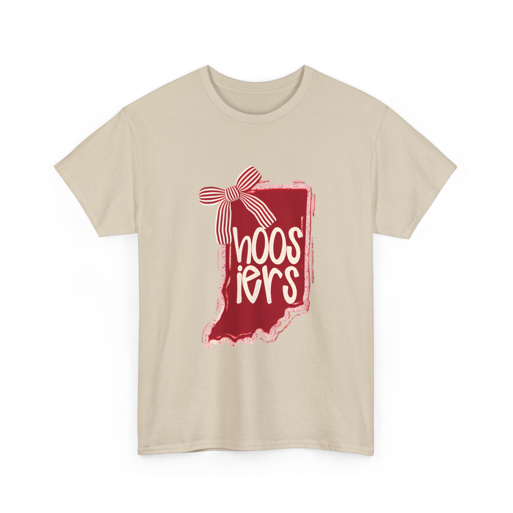 Indiana Hoosiers State with Bow Tee
