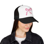 Pink Bow- Foam Trucker Hat