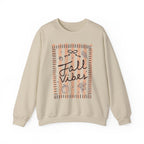 Fall Vibes Striped Crewneck Sweatshirt