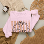 Cozy Season Striped Crewneck Sweatshirt
