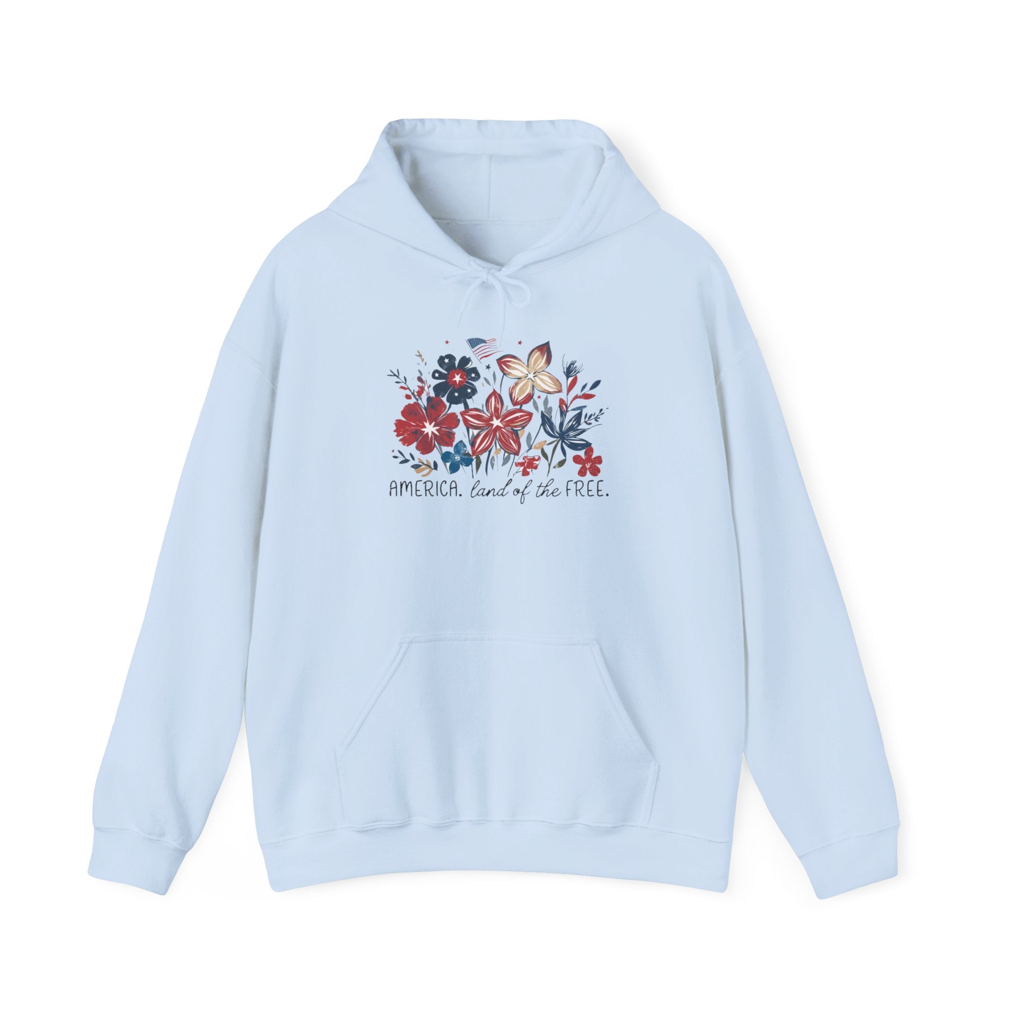 Floral Friend 4th of July Hoodie