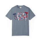 USA Floral Graphic T-Shirt