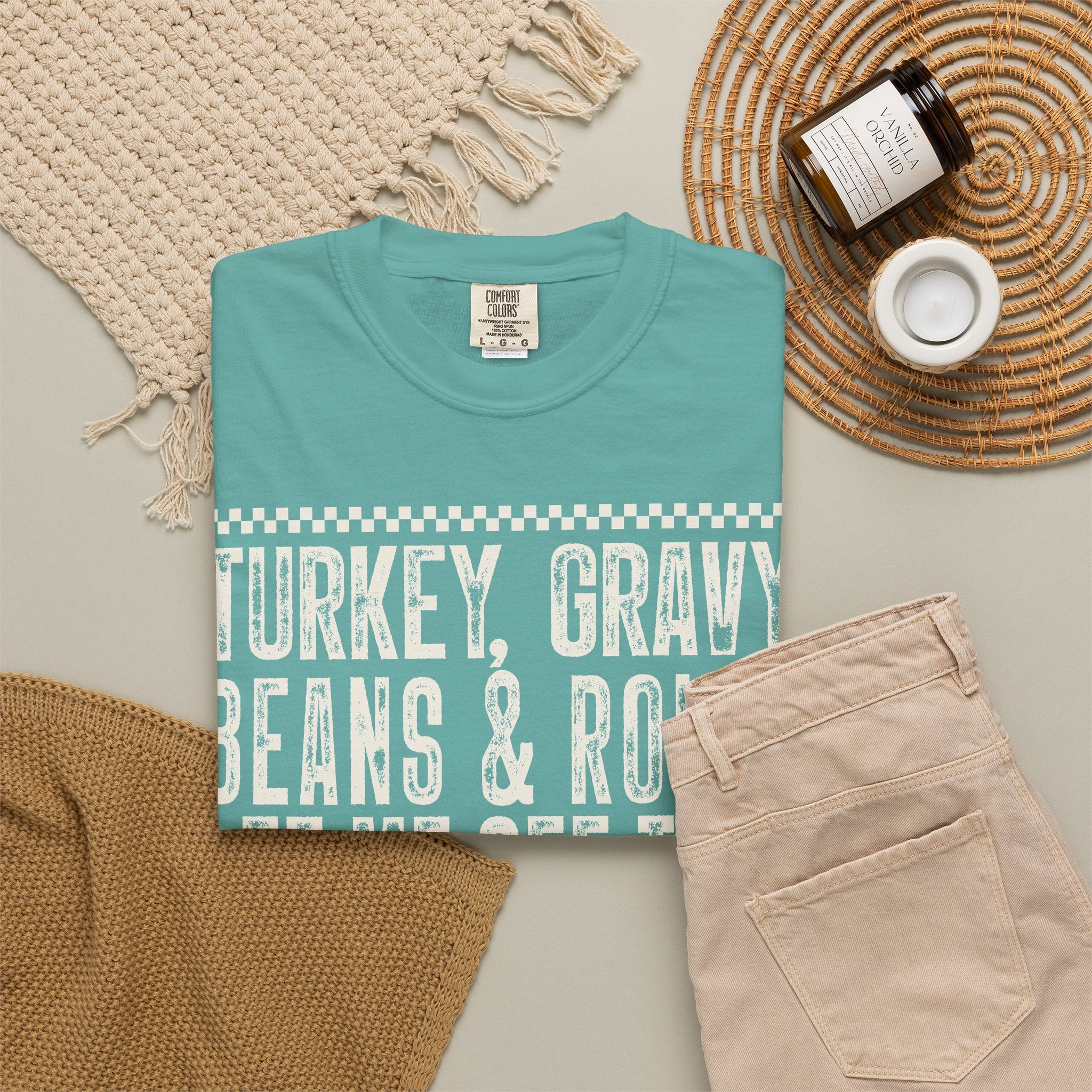 Thanksgiving Casserole Graphic T-Shirt