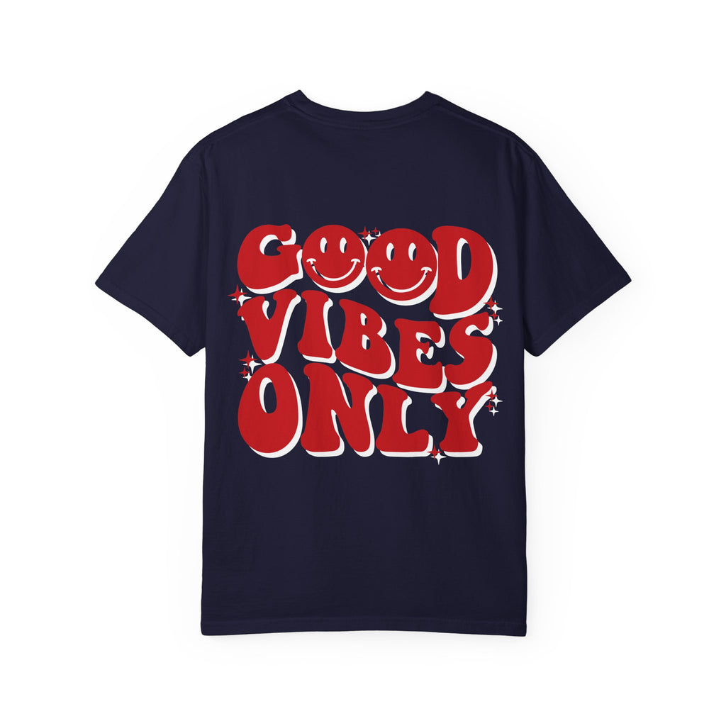 Good Vibes Only-Retro Smile Tee