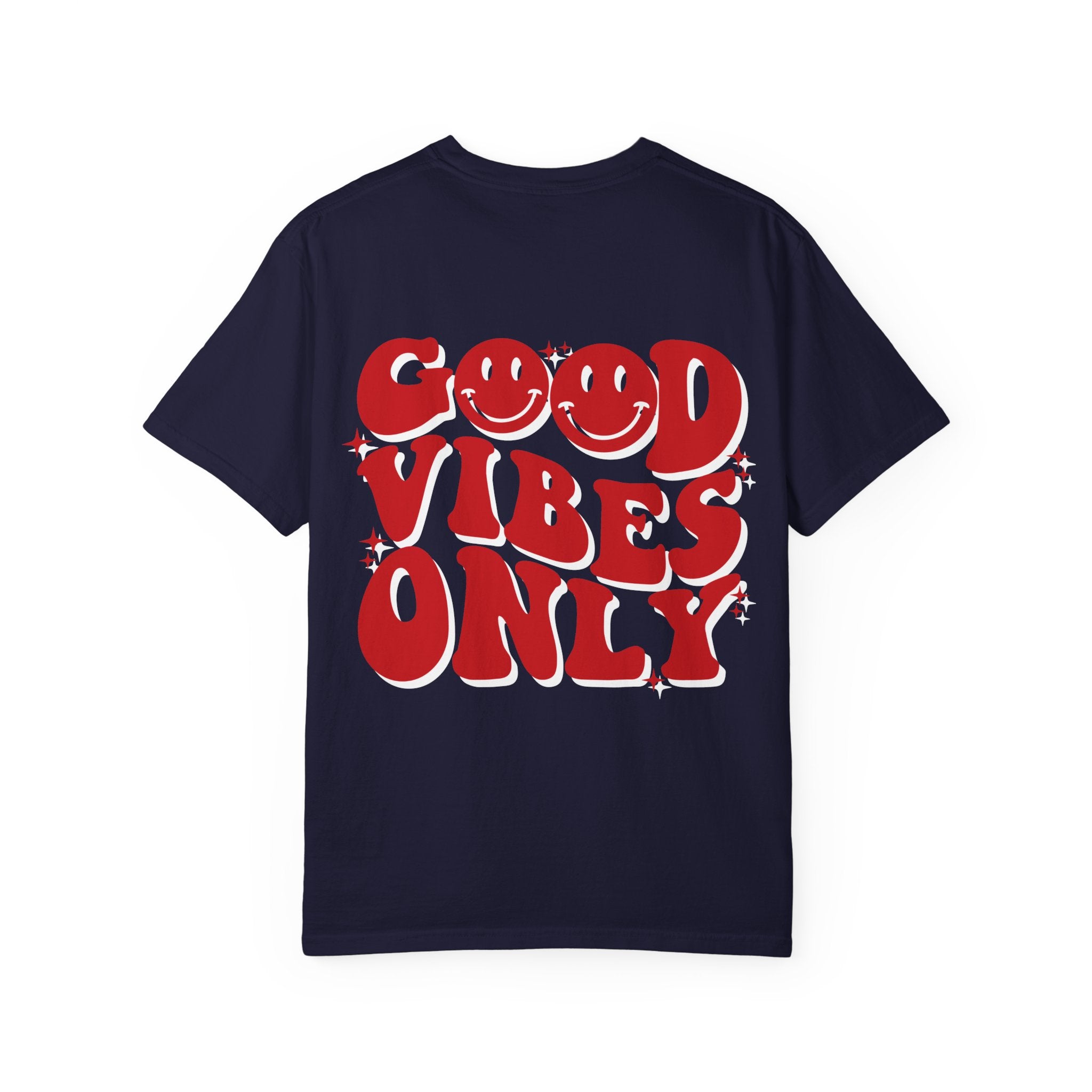 Good Vibes Only-Retro Smile Tee
