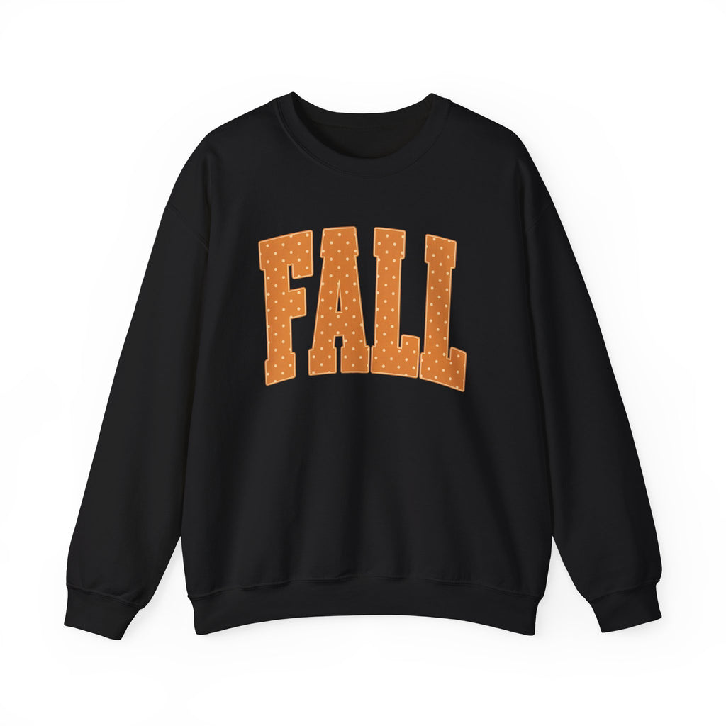 Fall Polka Dot Crewneck Sweatshirt