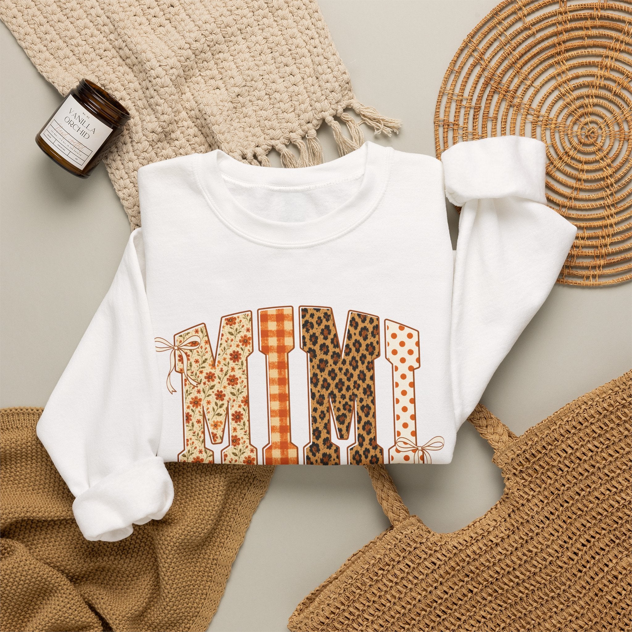 Mimi Patchwork Crewneck Sweatshirt