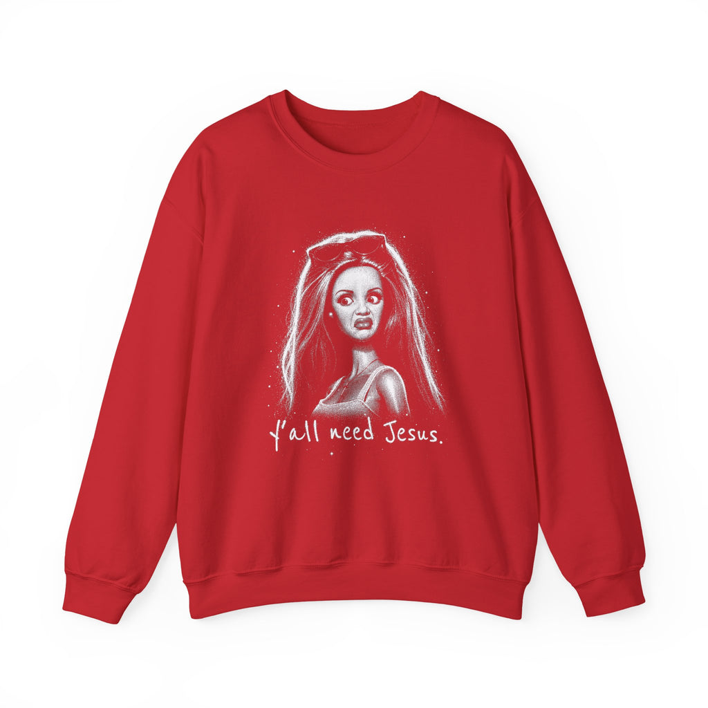 Y'all Need Jesus Crewneck Sweatshirt