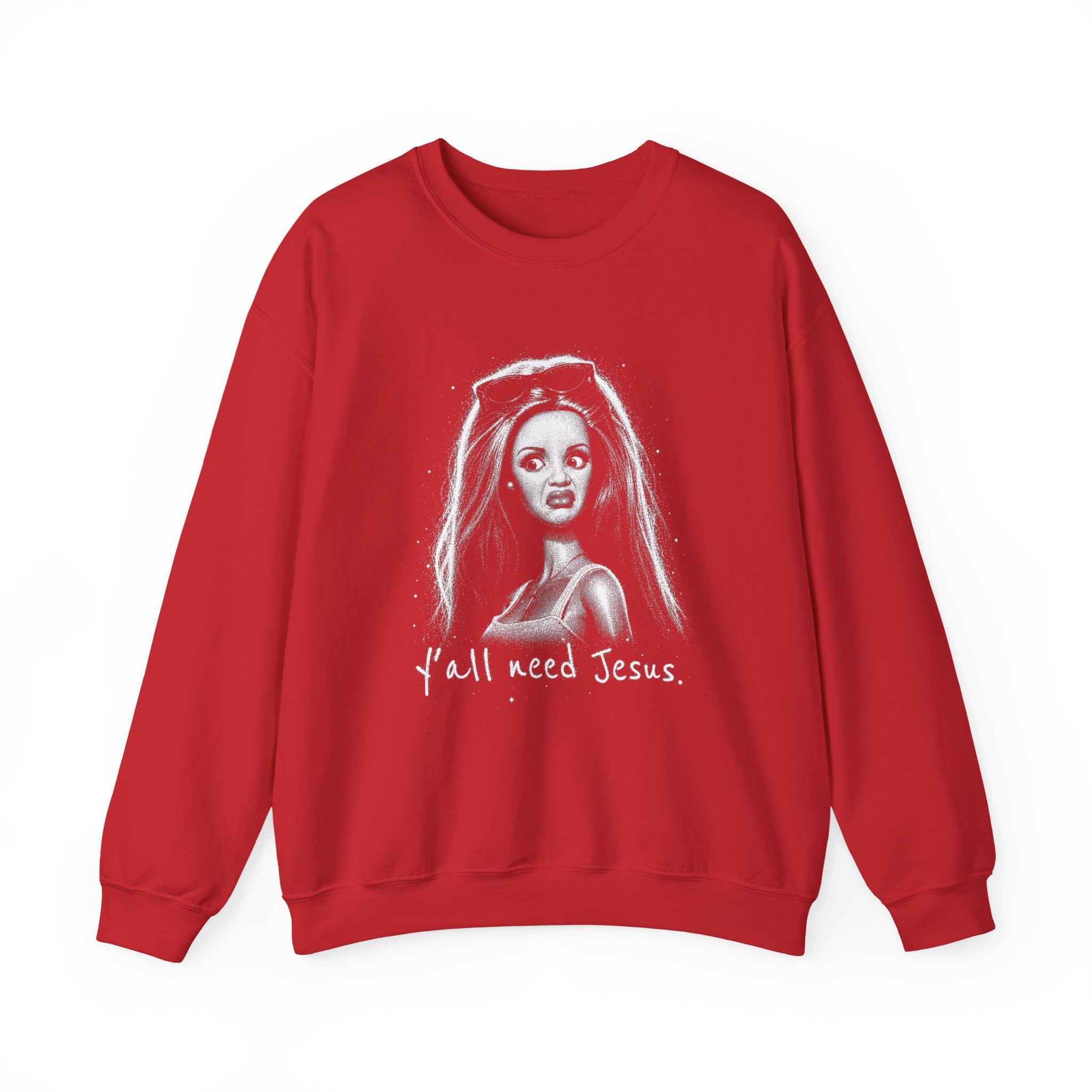 Y'all Need Jesus Crewneck Sweatshirt