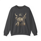 'Hot Mess' Cow Graphic Crewneck