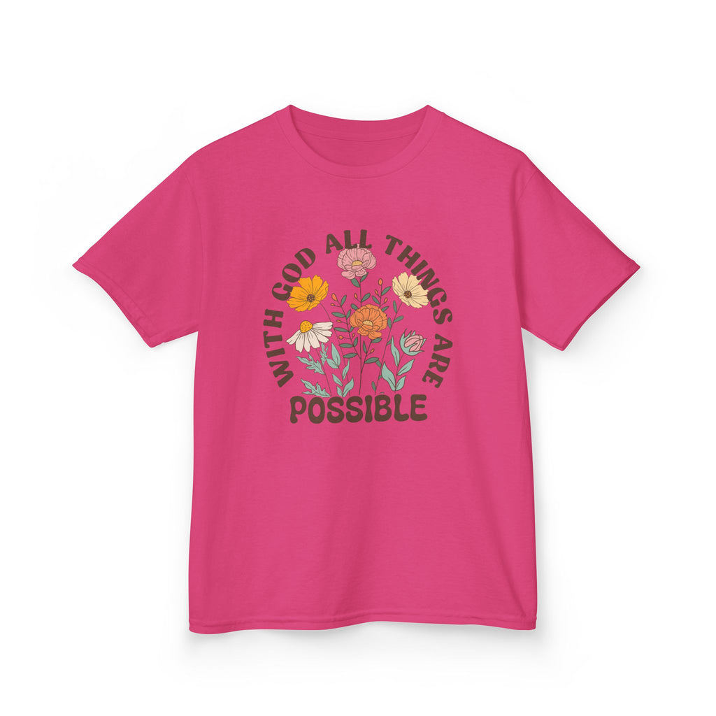 Kids “With God All Things Are Possible” Tee