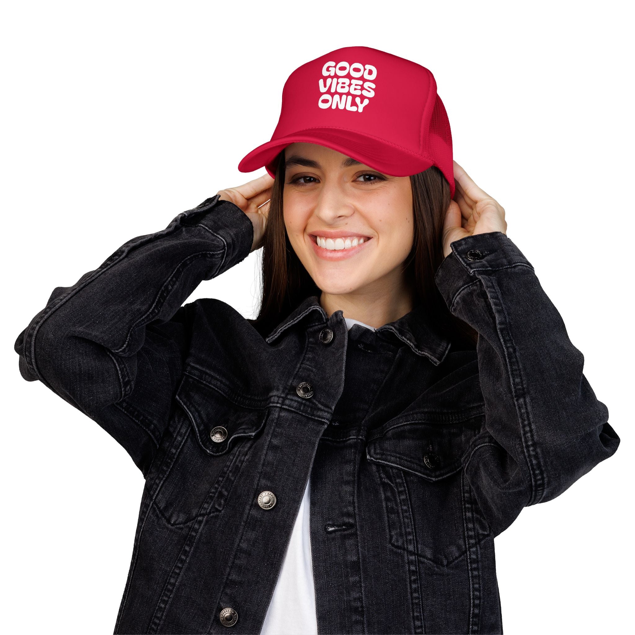 good vibes only- Foam Trucker Hat
