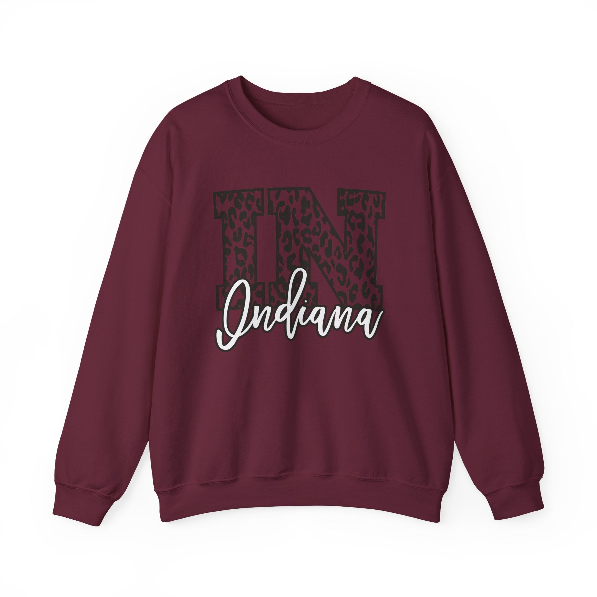 Indiana Leopard Print IN Crewneck