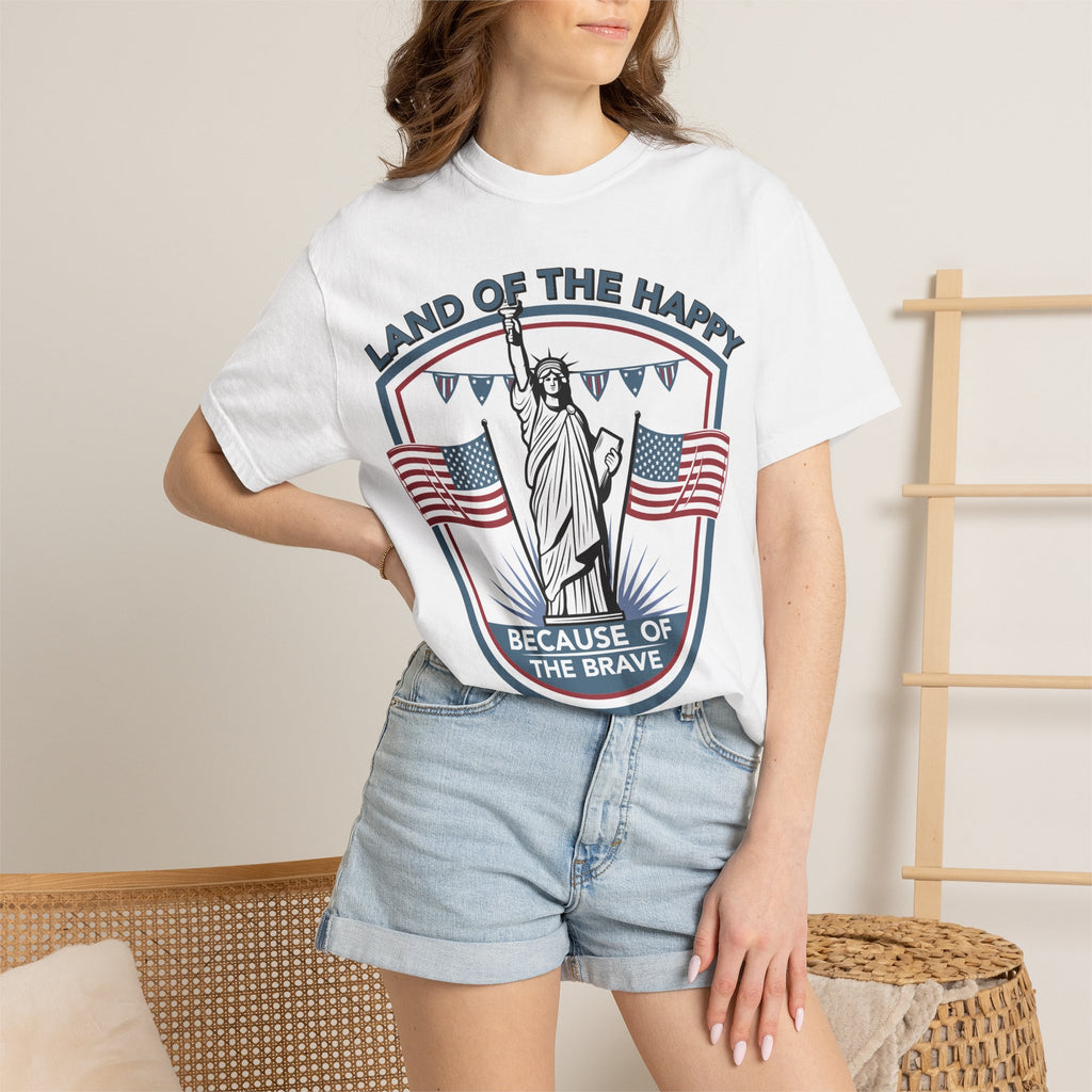 Land of the Happy Patriotic T-Shirt
