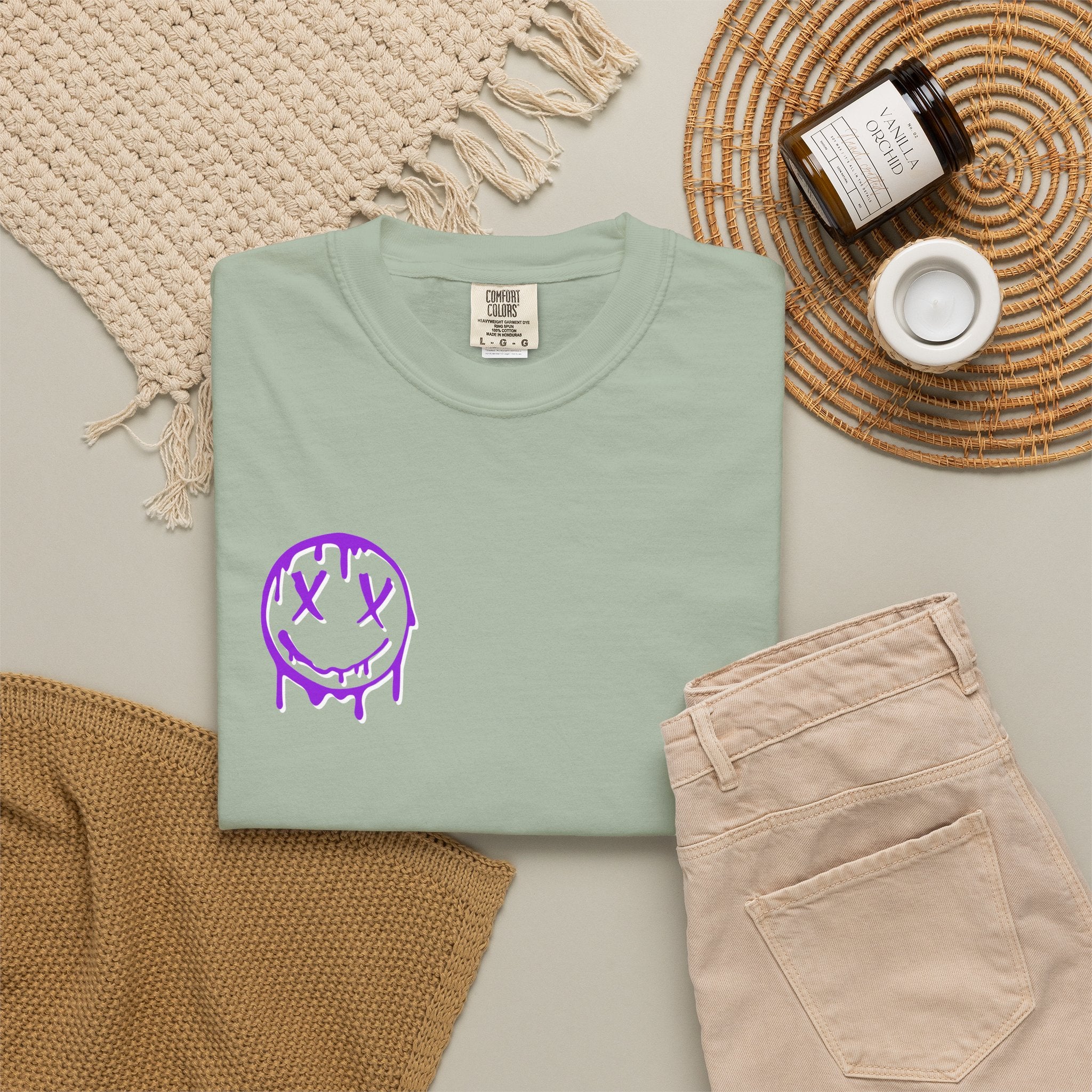 "If You Bully Me..." Drippy Smile Graphic Tee
