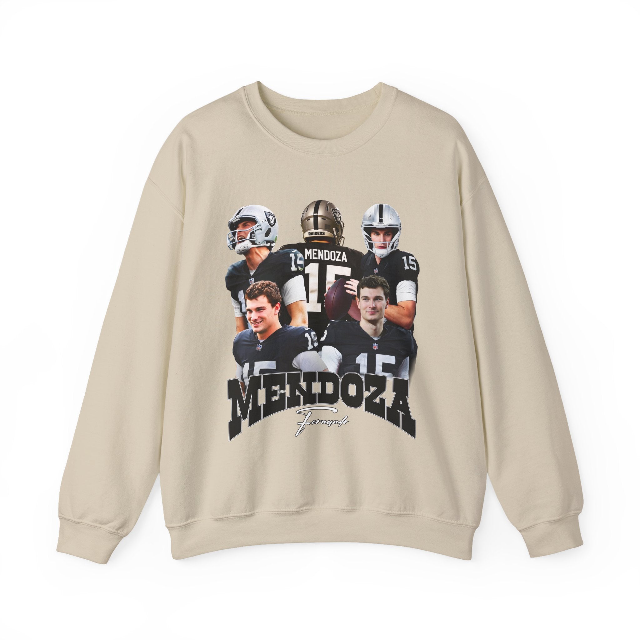 Mendoza Football Collage Crewneck