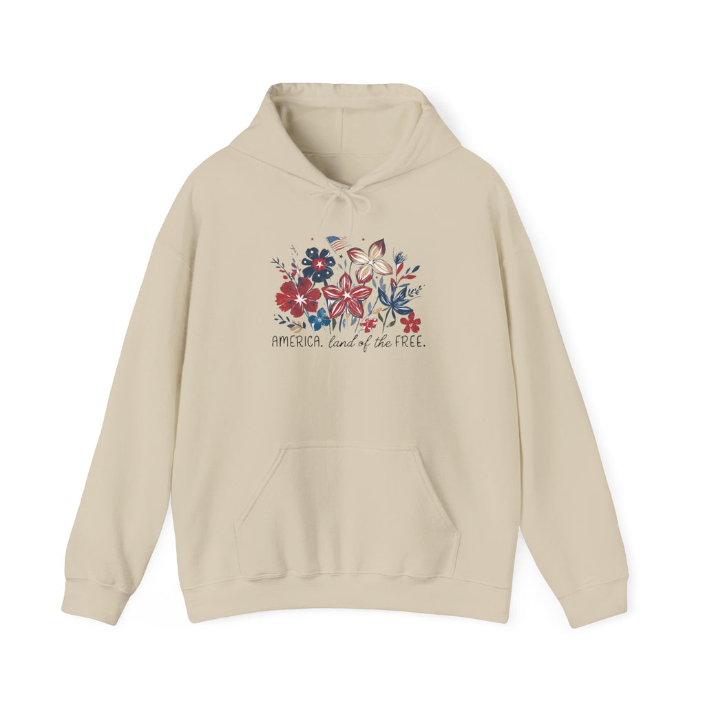 Floral Friend 4th of July Hoodie