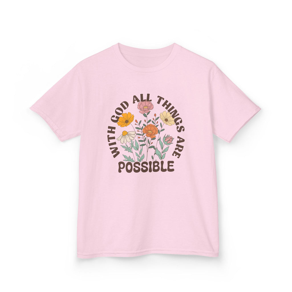 Kids “With God All Things Are Possible” Tee