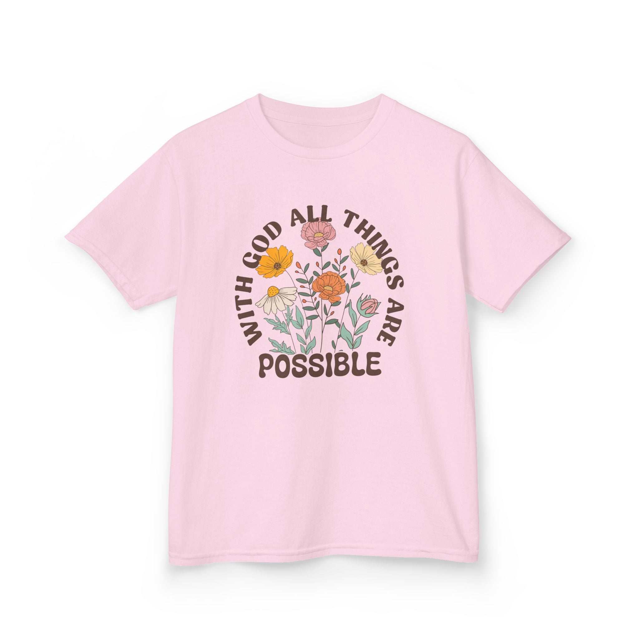 Kids “With God All Things Are Possible” Tee