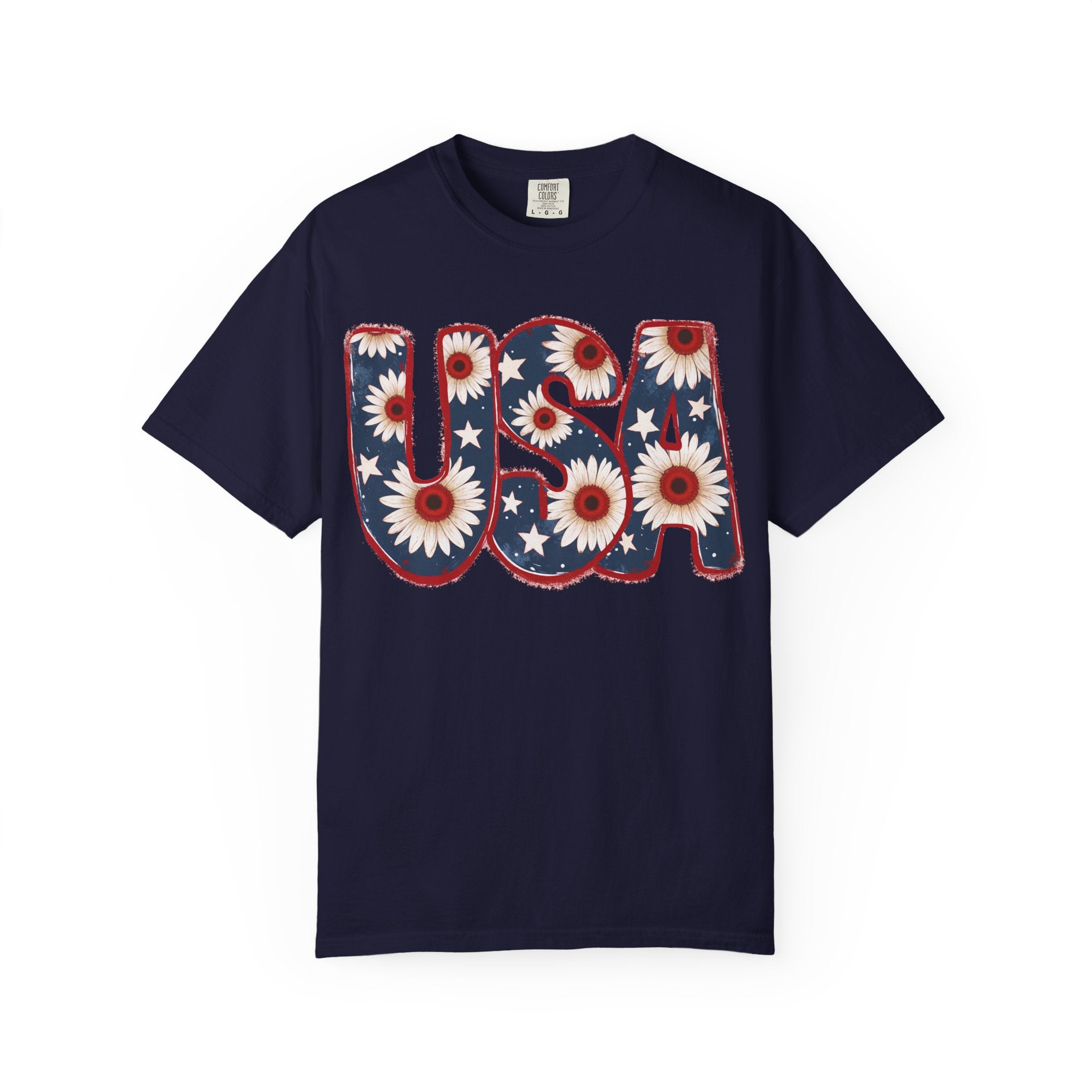 USA Daisies Graphic T-Shirt