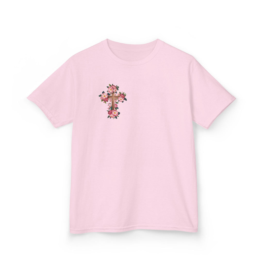 Kids Floral Cross Tee