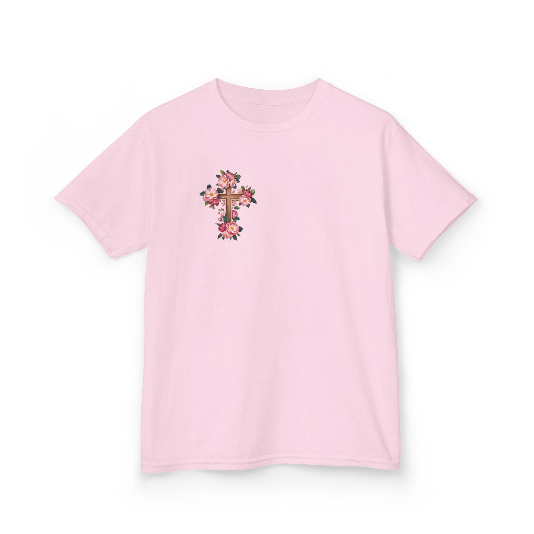 Kids Floral Cross Tee