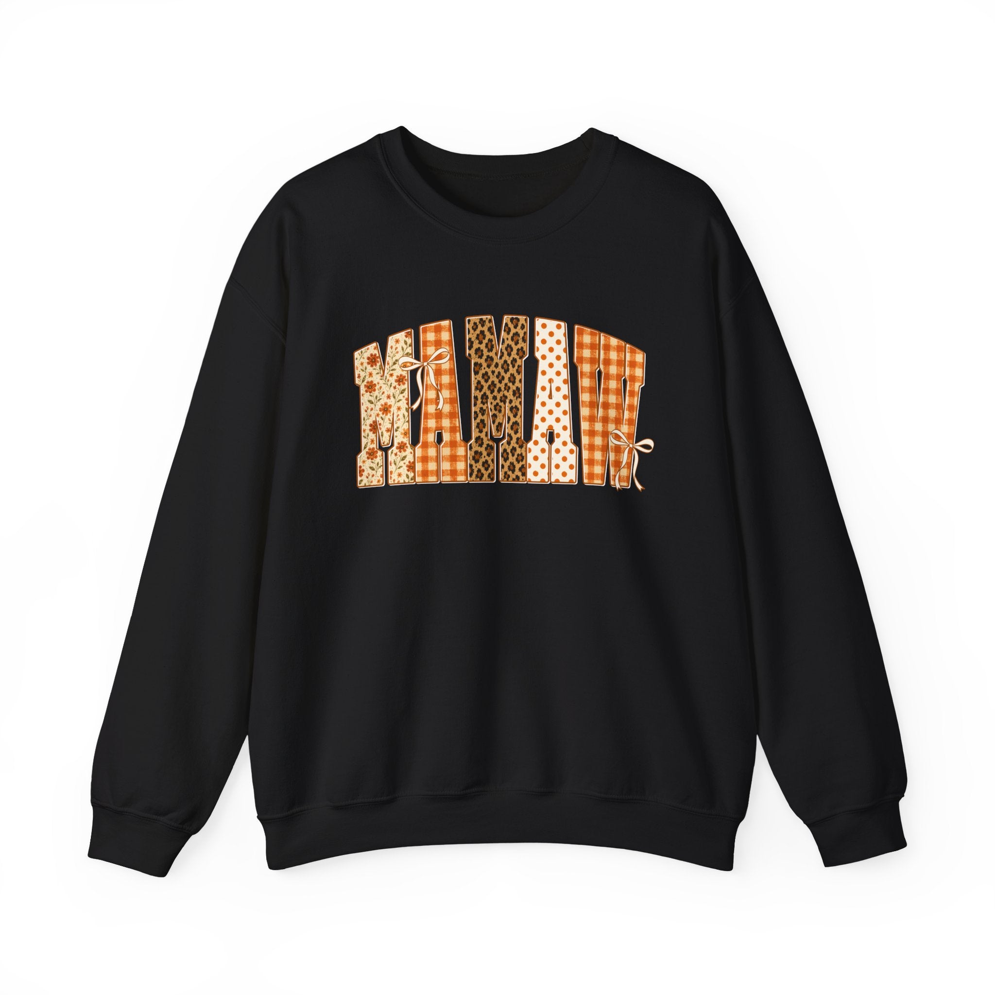 Mamaw Patchwork Crewneck Sweatshirt