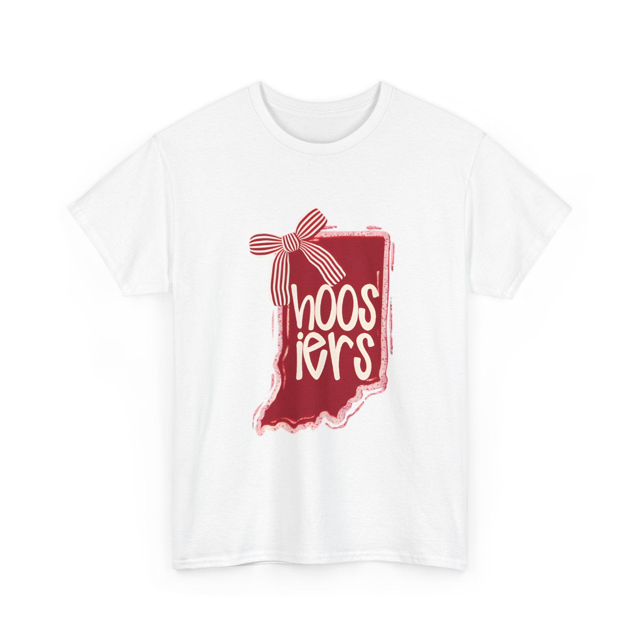 Indiana Hoosiers State with Bow Tee