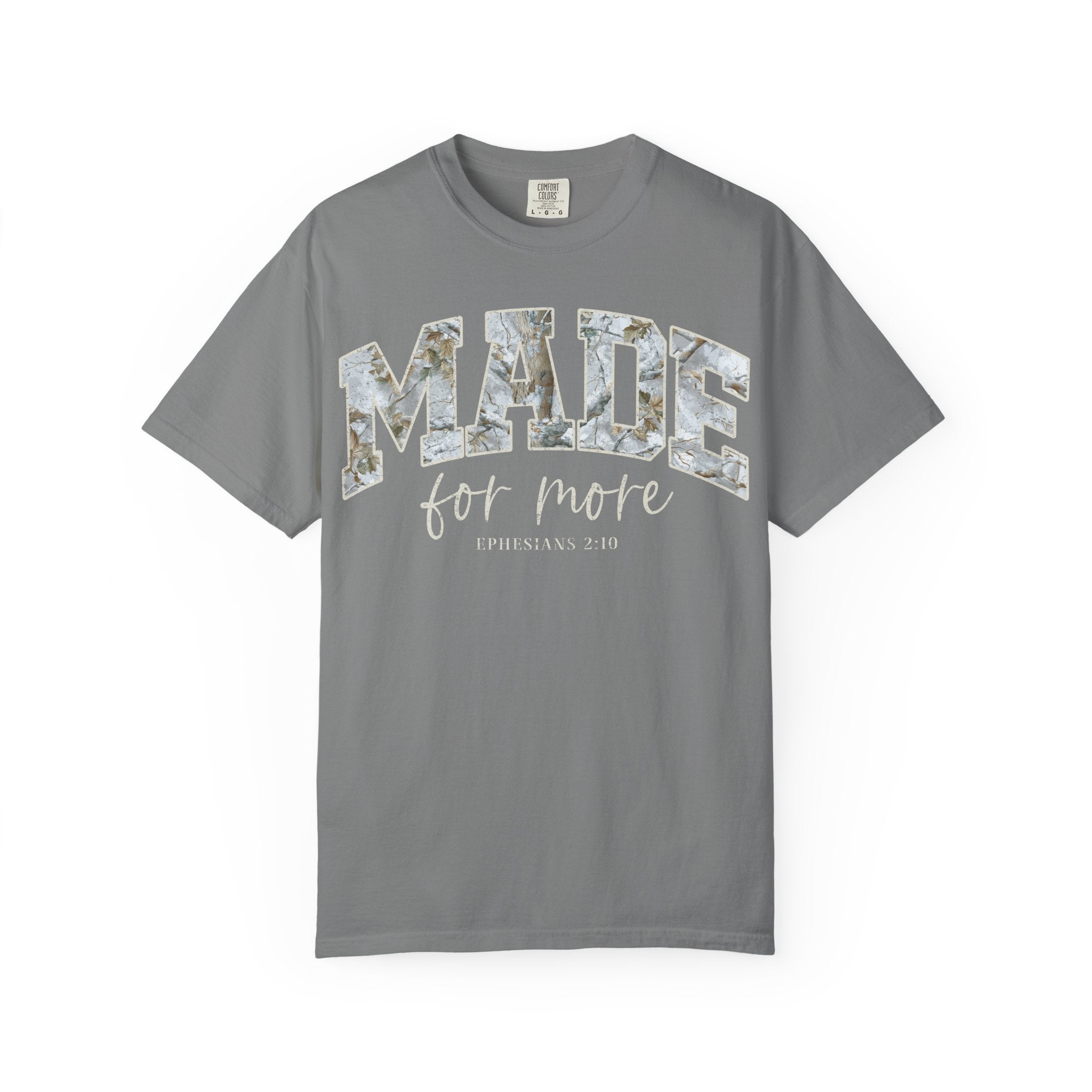 'MADE FOR MORE' CAMO T-Shirt