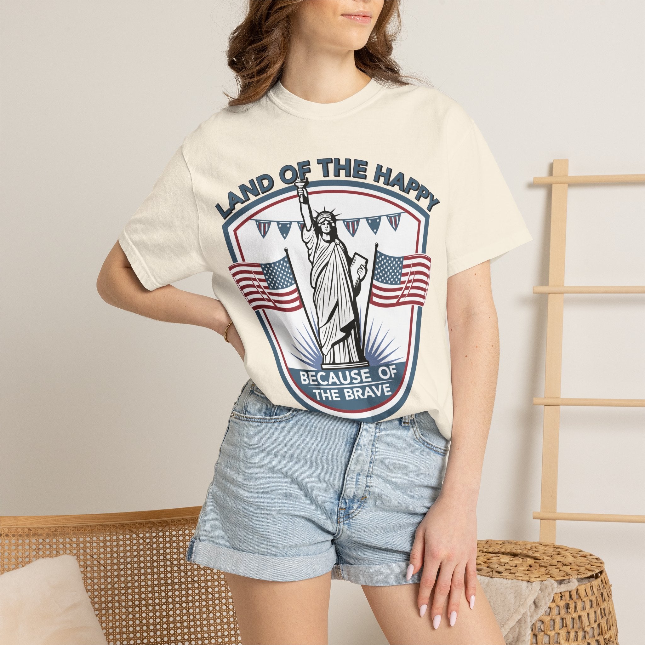 Land of the Happy Patriotic T-Shirt