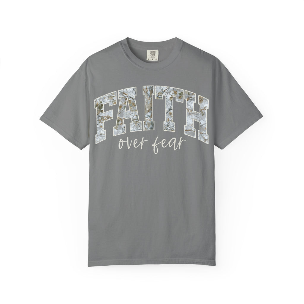 Faith Over Fear CAMO T-Shirt