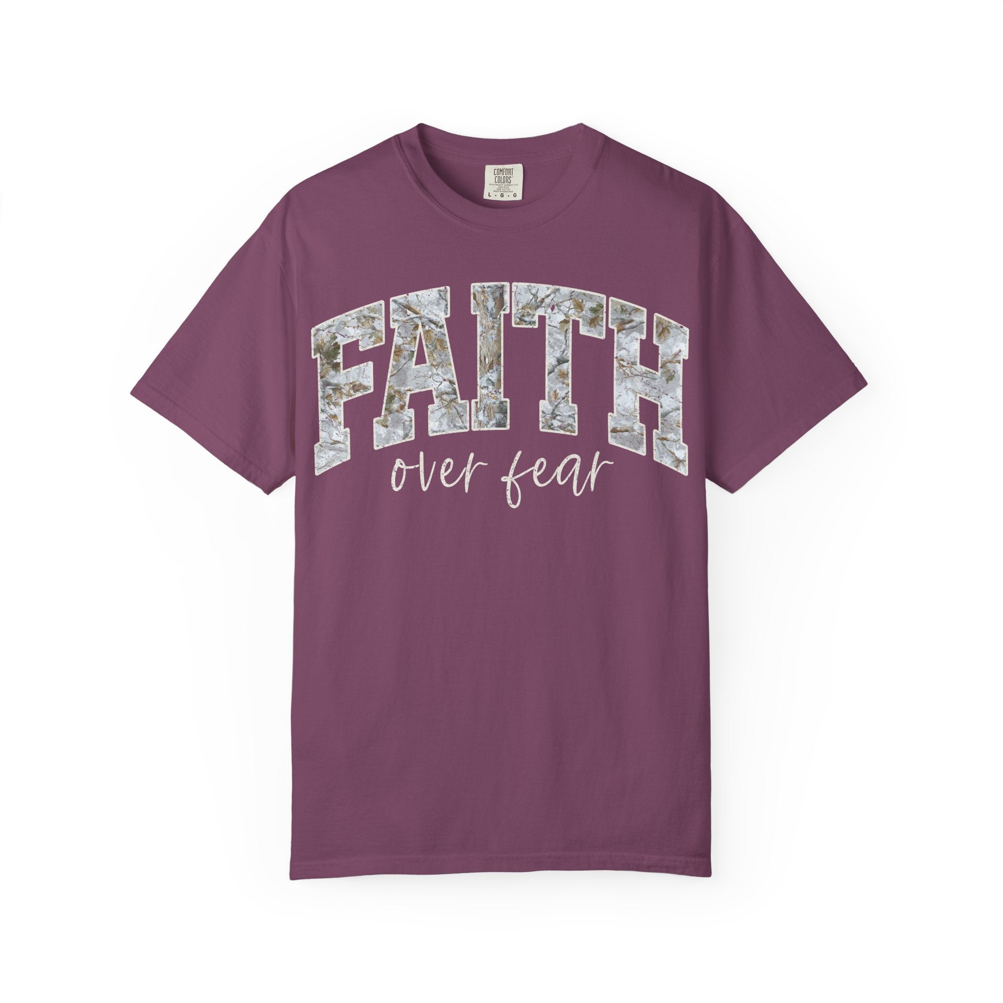 Faith Over Fear CAMO T-Shirt