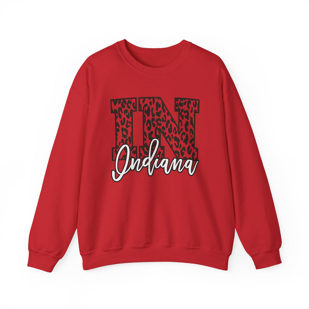 Indiana Leopard Print IN Crewneck