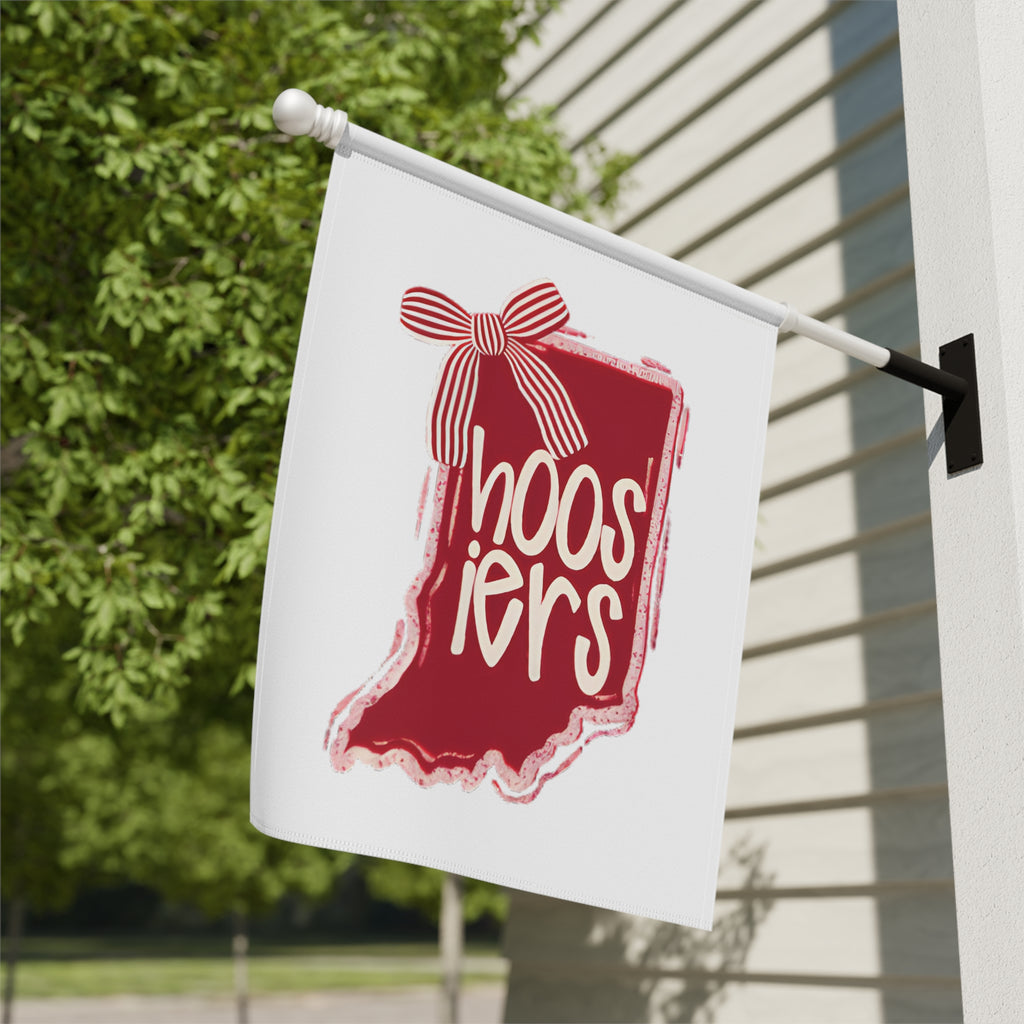 Indiana 'Hoosiers' with Bow Garden Flag