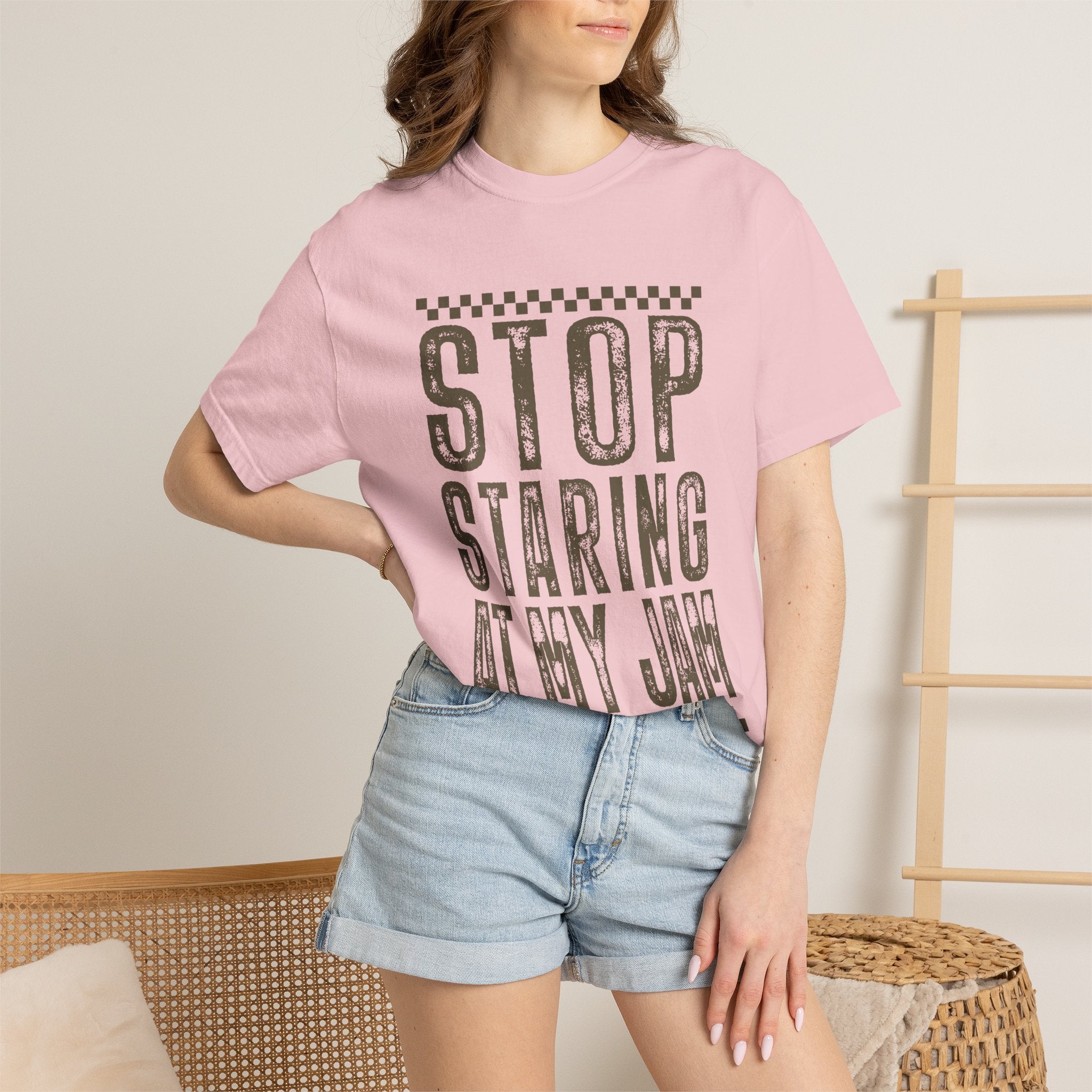 Stop Staring At My Jam Funny T-Shirt