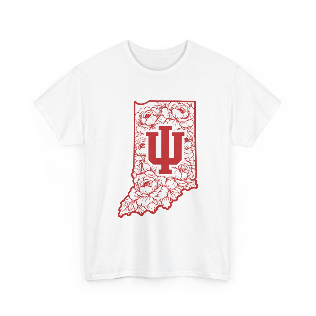 Indiana Floral State Tee