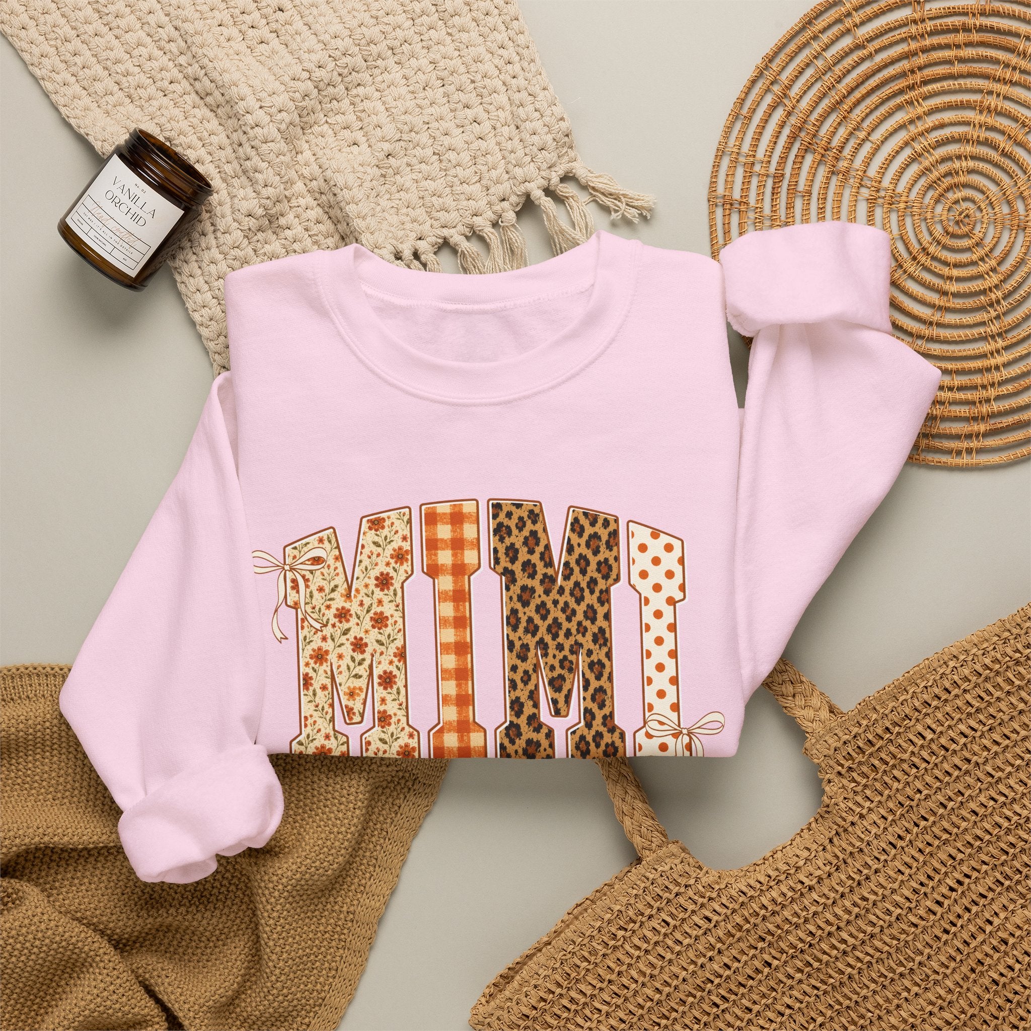 Mimi Patchwork Crewneck Sweatshirt