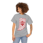 Indiana Floral State Tee