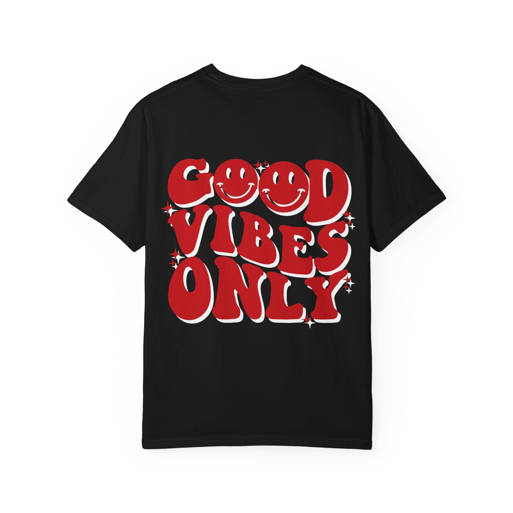 Good Vibes Only-Retro Smile Tee