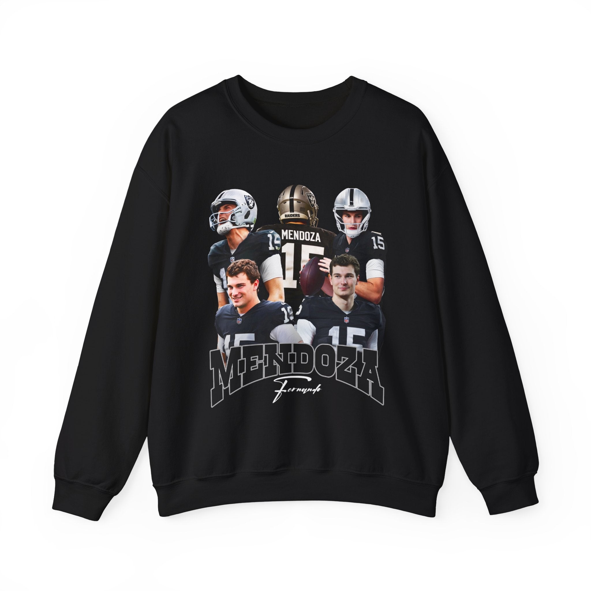 Mendoza Football Collage Crewneck