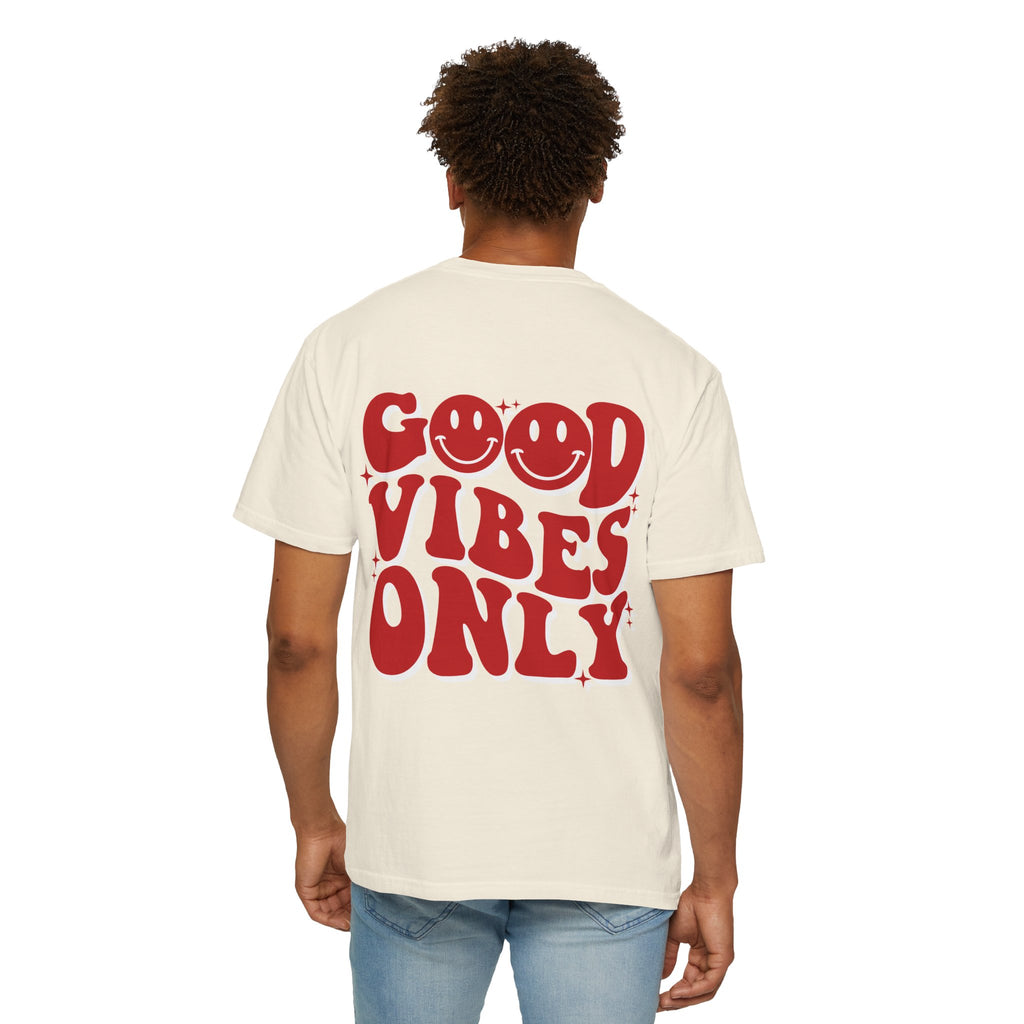 Good Vibes Only-Retro Smile Tee