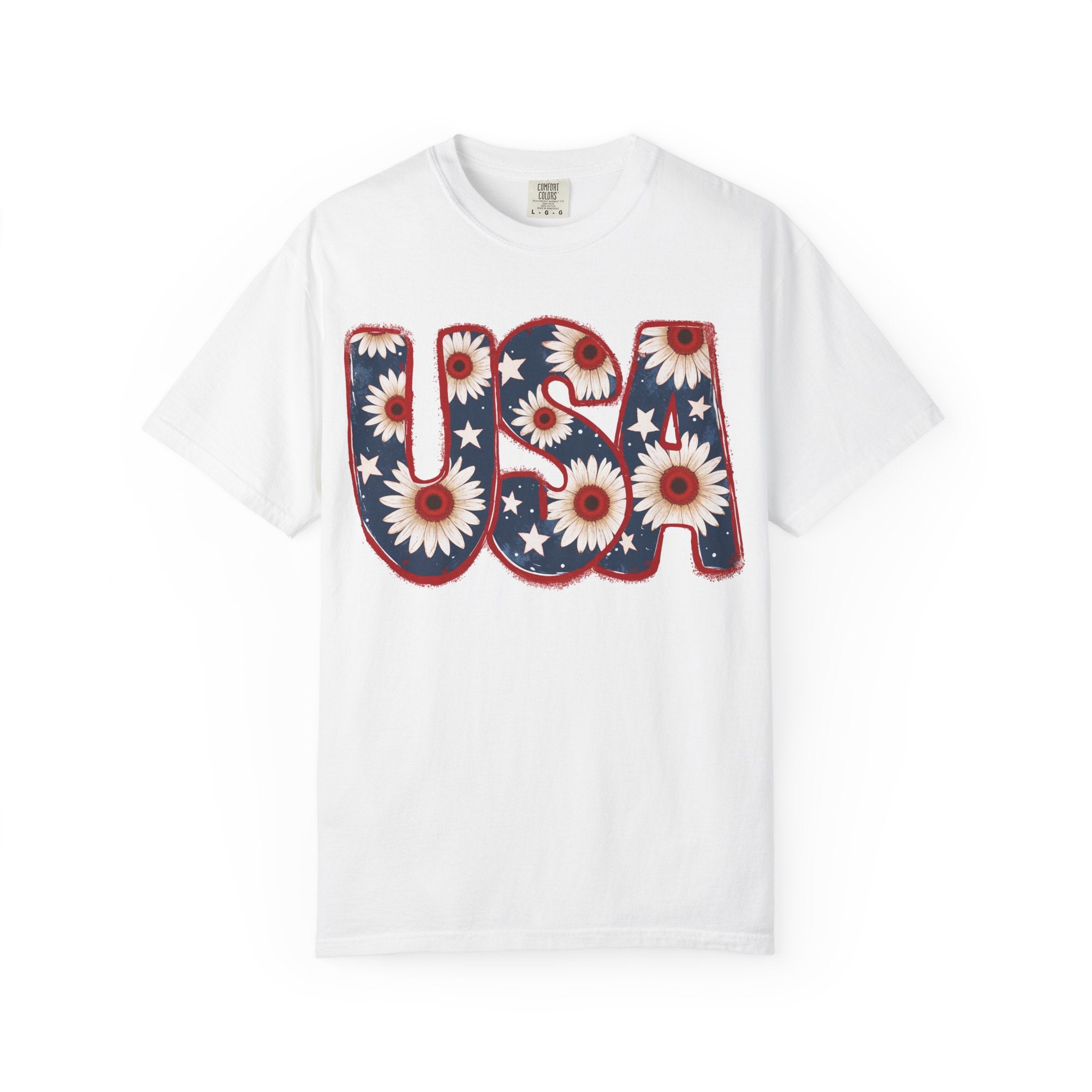 USA Daisies Graphic T-Shirt