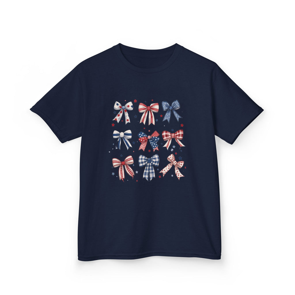 Kids Patriotic Bow Tee