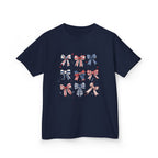 Kids Patriotic Bow Tee