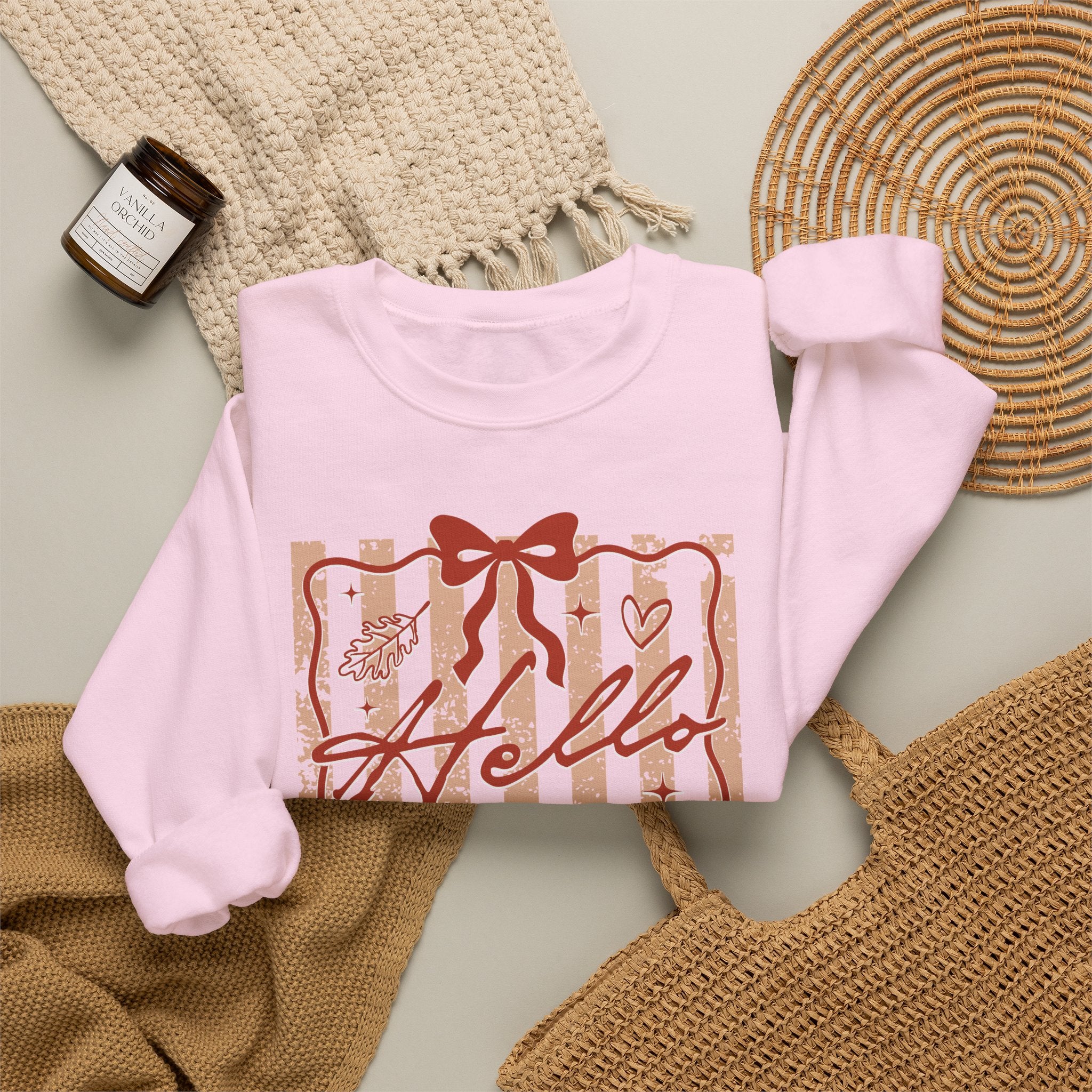 Hello Fall Crewneck Sweatshirt