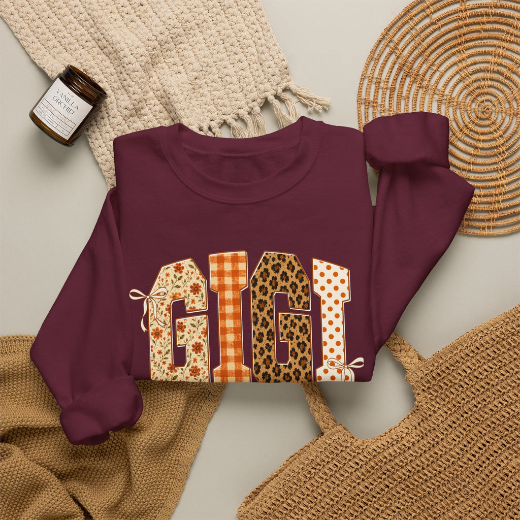 Gigi Patchwork Crewneck Sweatshirt