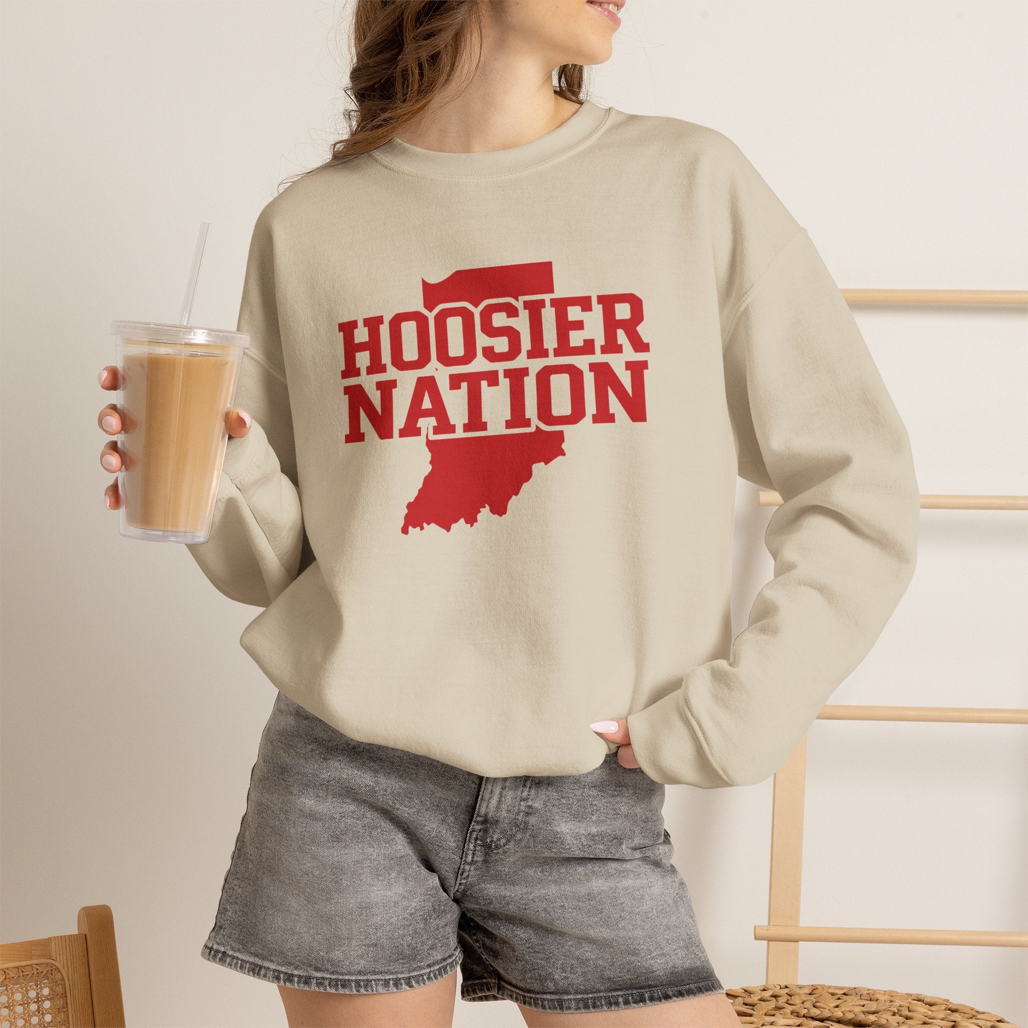 Hoosier Nation Unisex Heavy Blend™ Crewneck