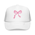 Pink Bow- Foam Trucker Hat