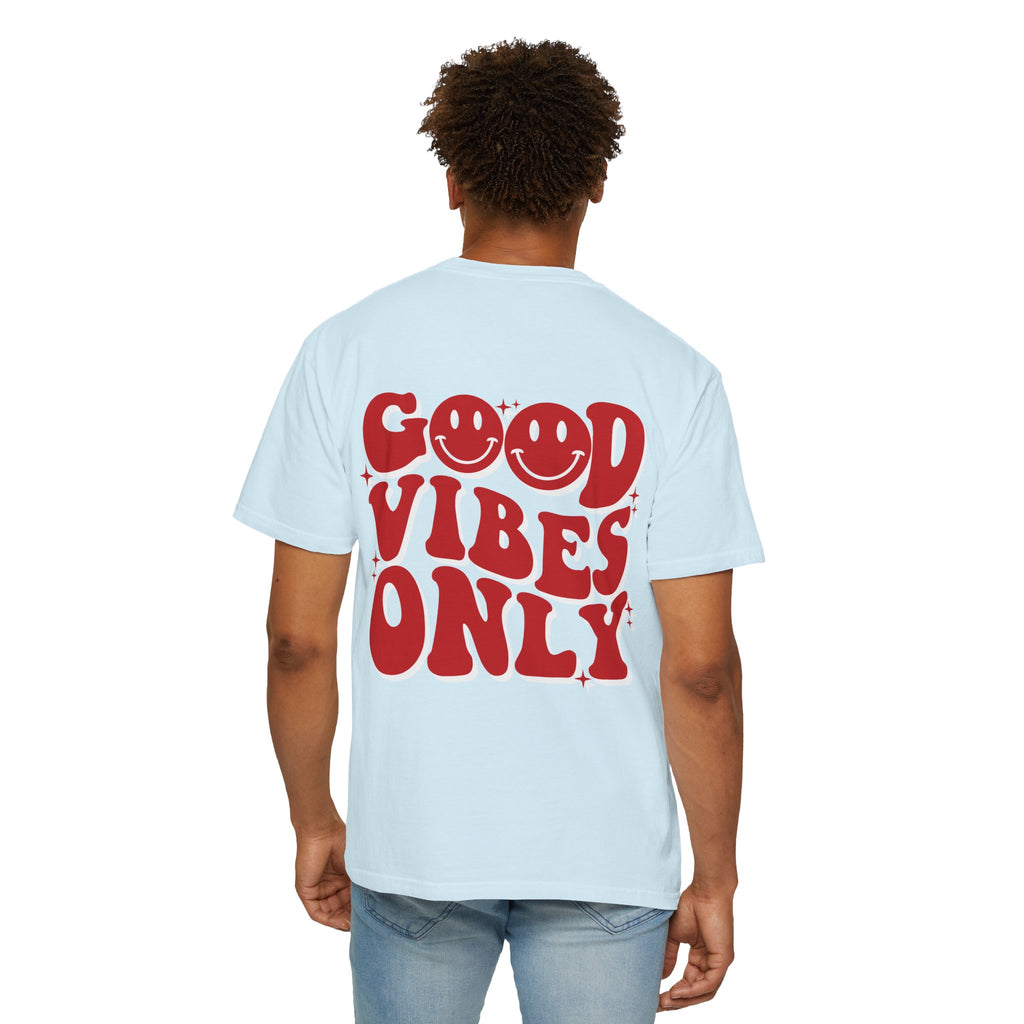Good Vibes Only-Retro Smile Tee